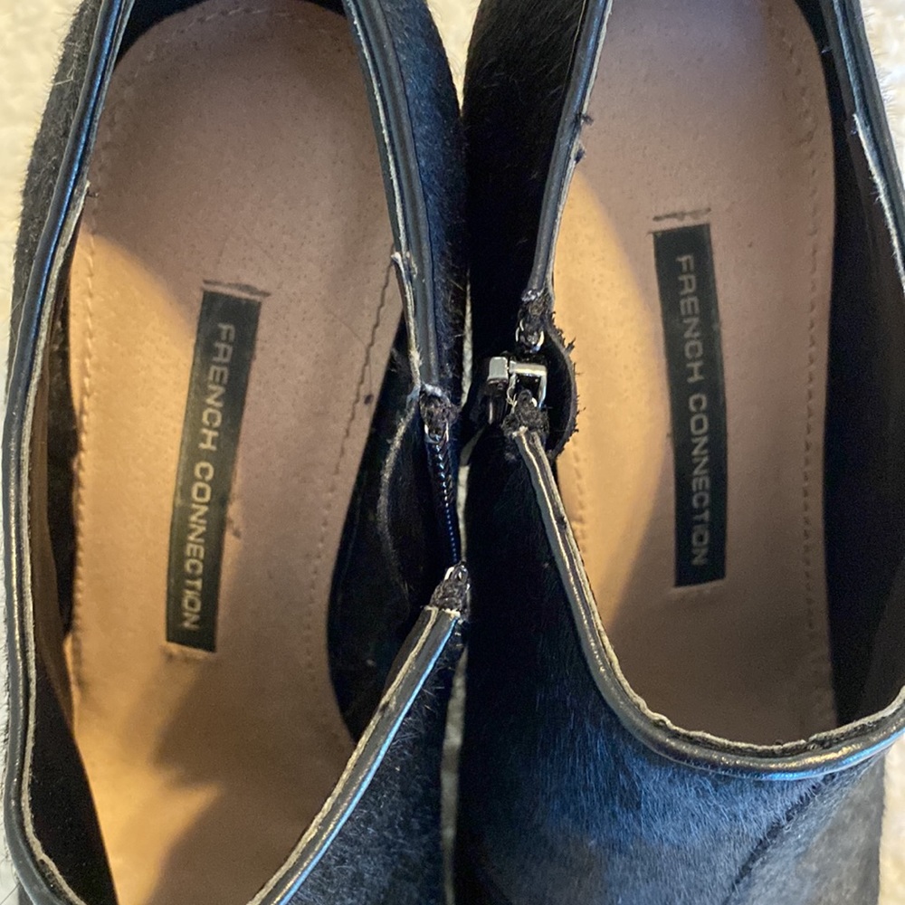 French Connection Calf Hair Booties - Picture 6 of 9